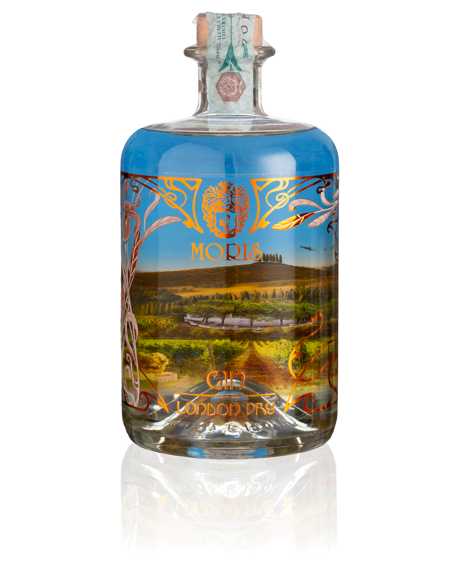 bottiglia di moris gin